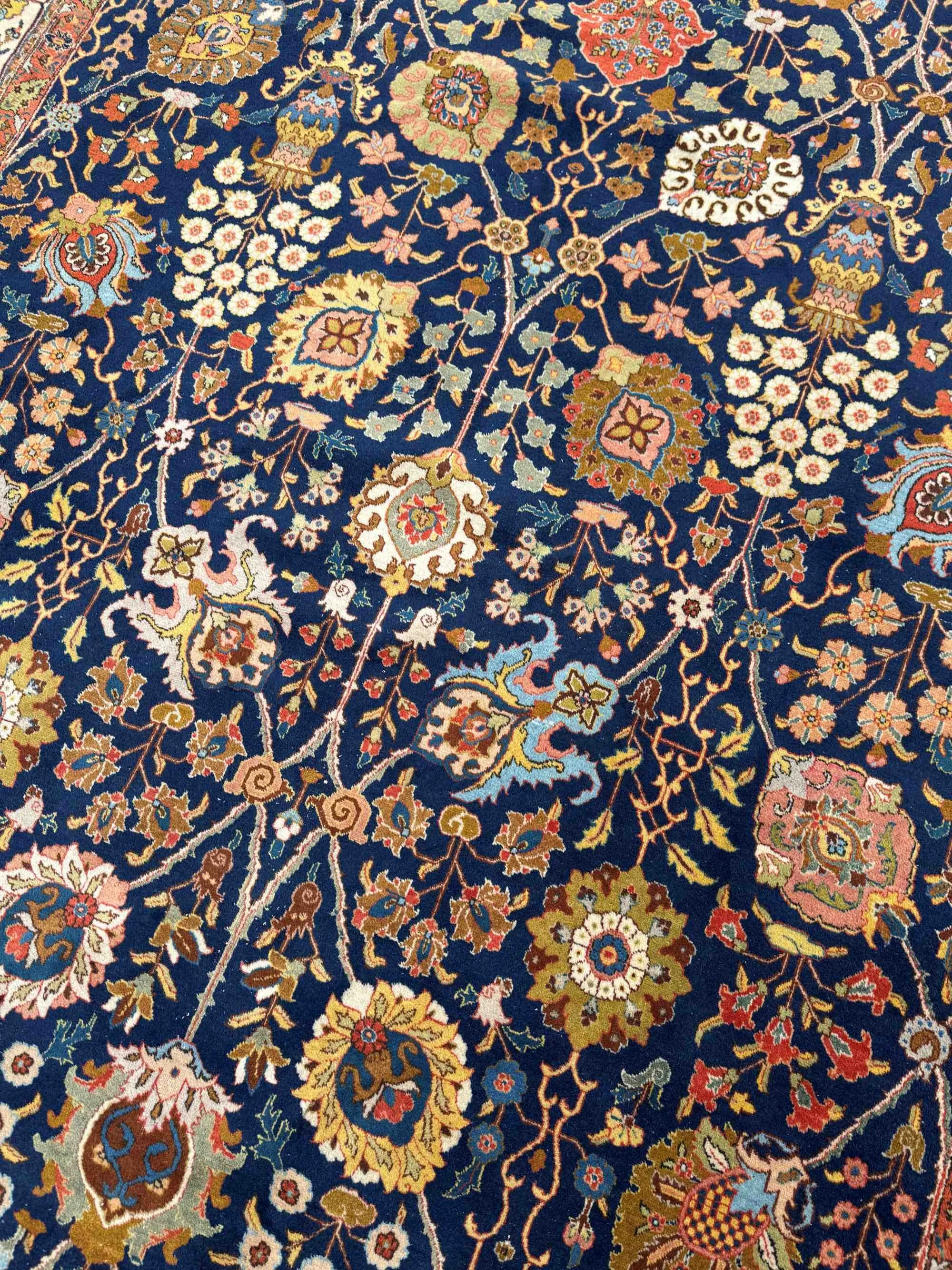 vintage Tabriz rugs
