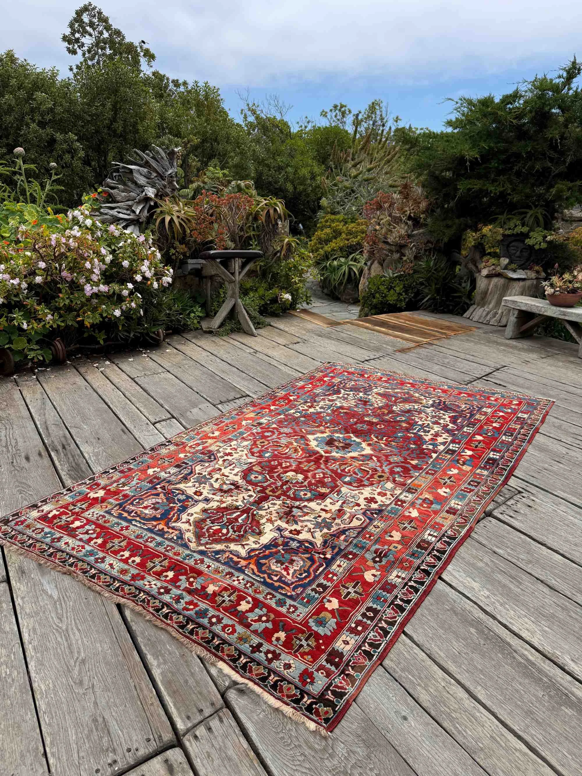 antique caucasian karabagh rug