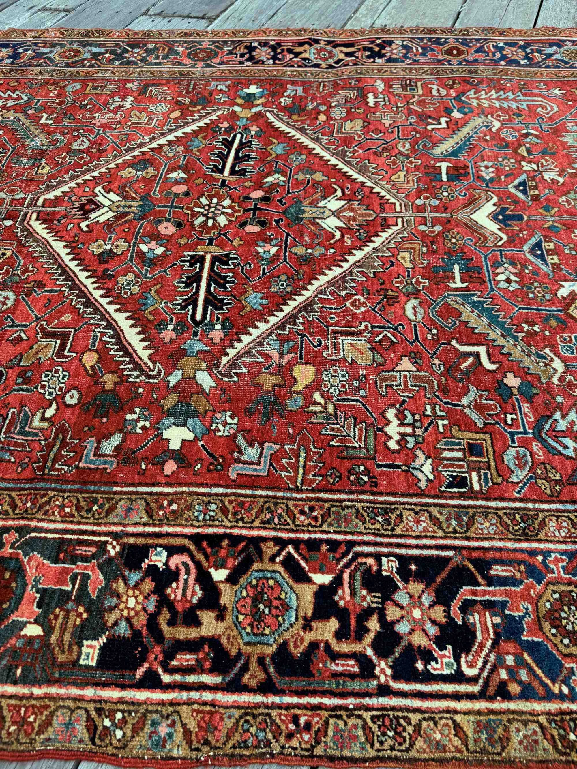 vintage heriz rugs