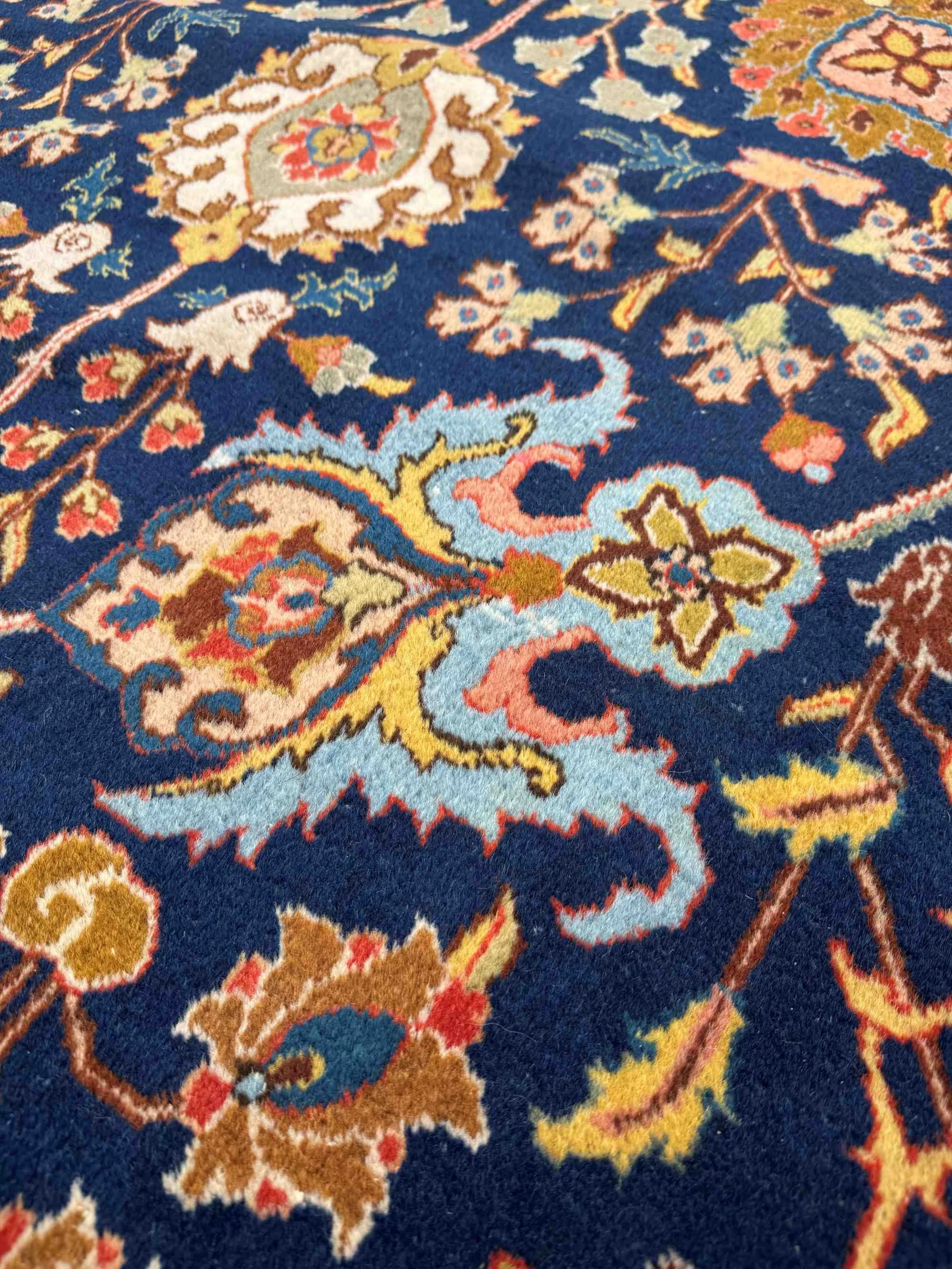 large vintage rugs blue