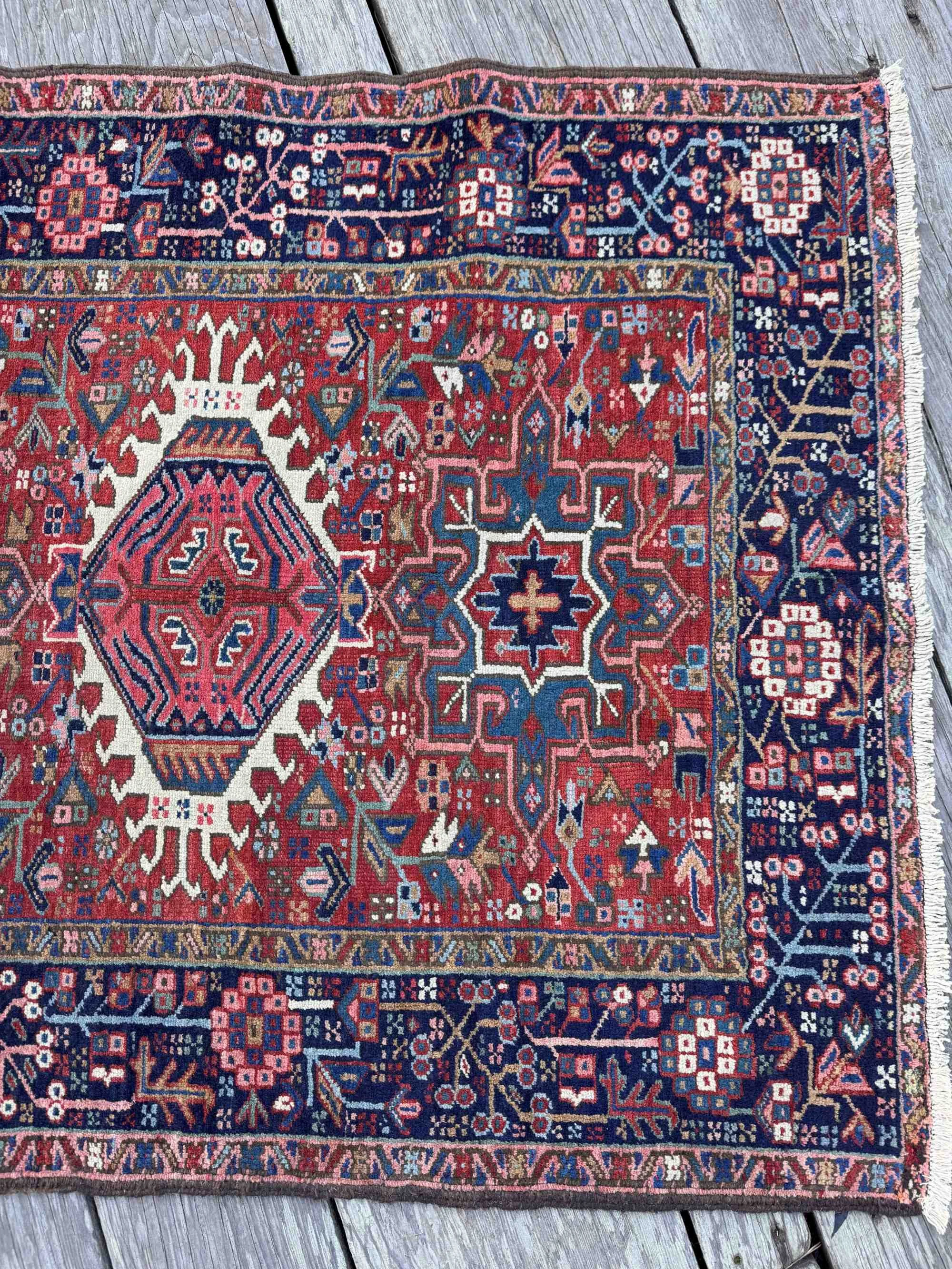 antique karaja small rug