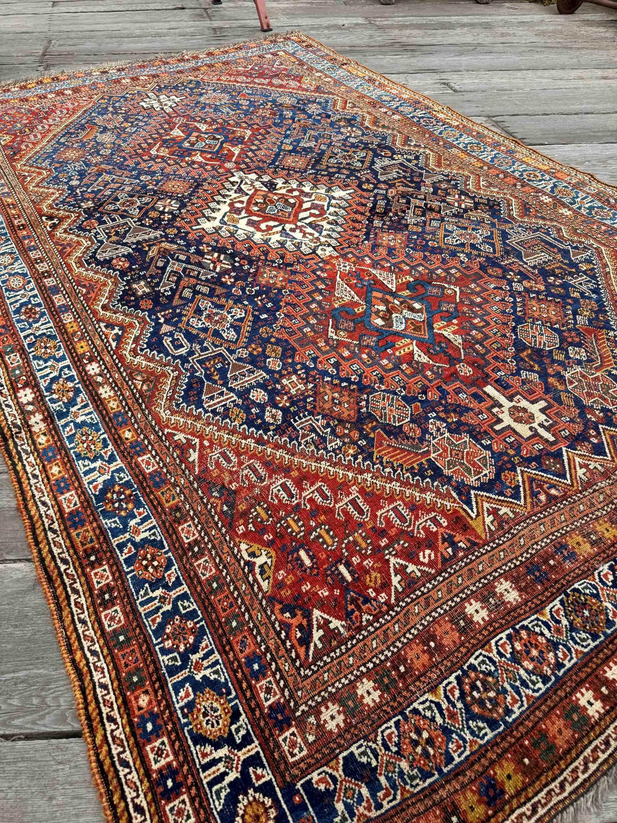 Steelman Rugs — Antique SW Persian Shiraz Qashqai Rug 6