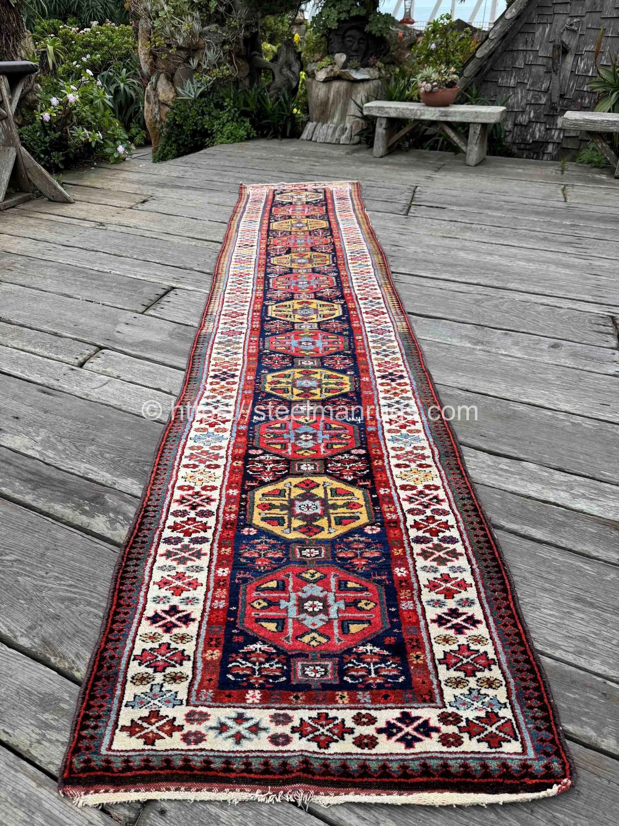 vintage tribal runner rug