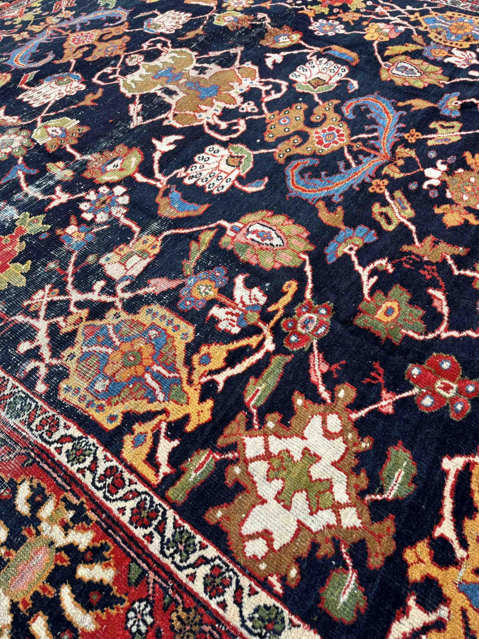 antique Ziegler Mahal Sultanabad rug
