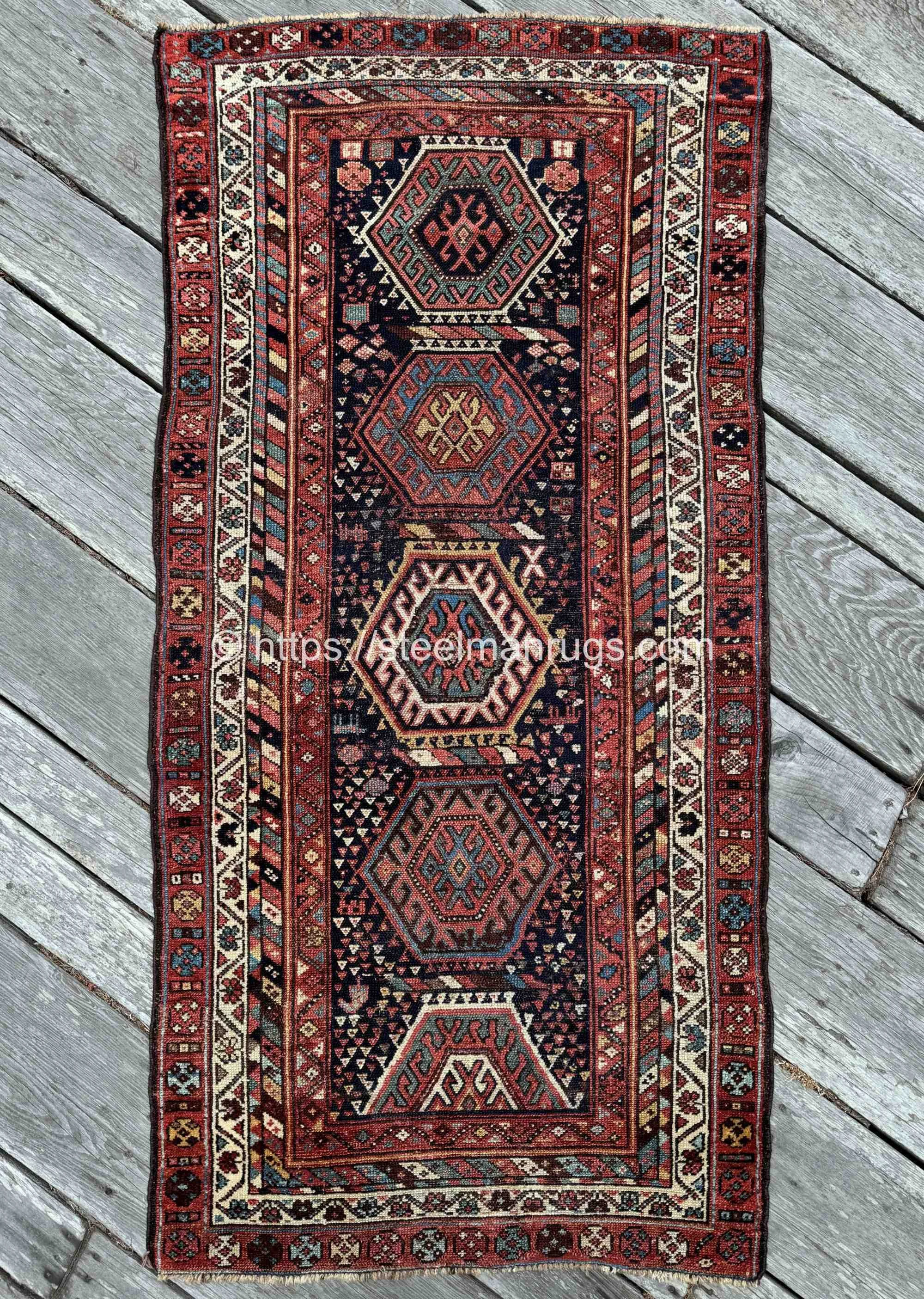 antique Kurdish rug