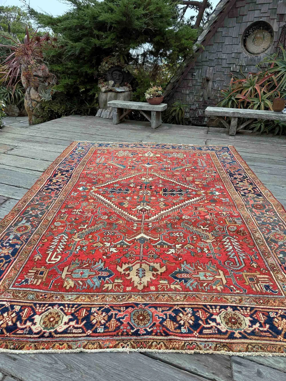 Steelman Rugs — Vintage Shiraz Qashqai Rug 7'3