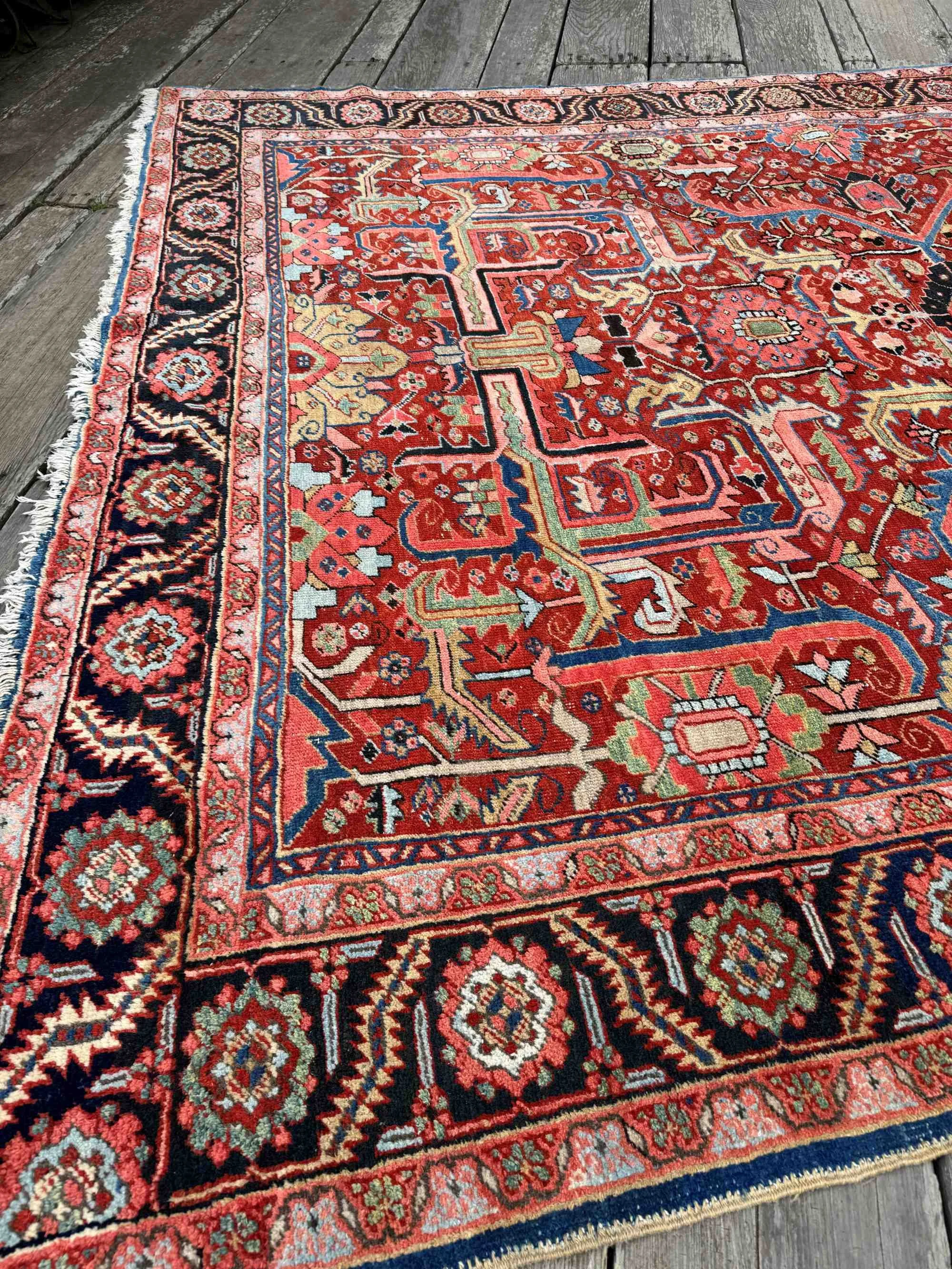 colorful vintage rugs