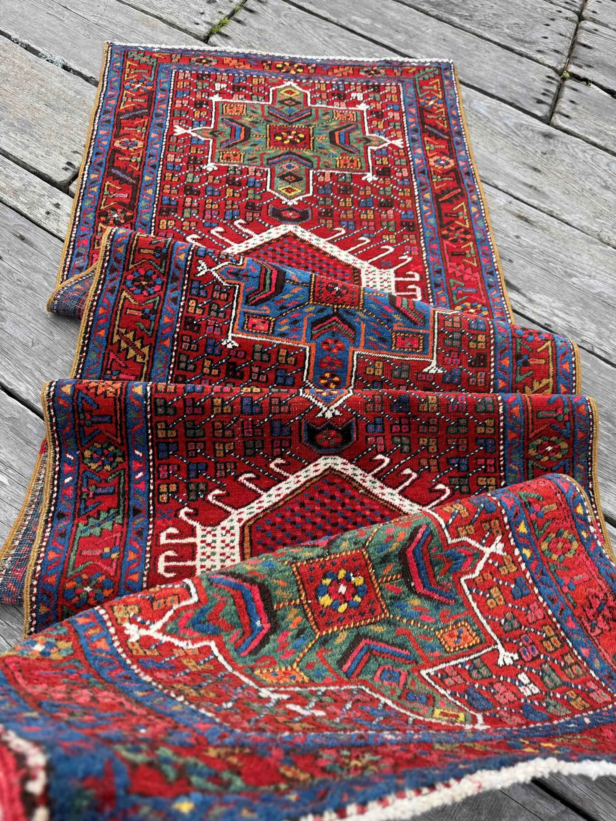 vintage runners colorful