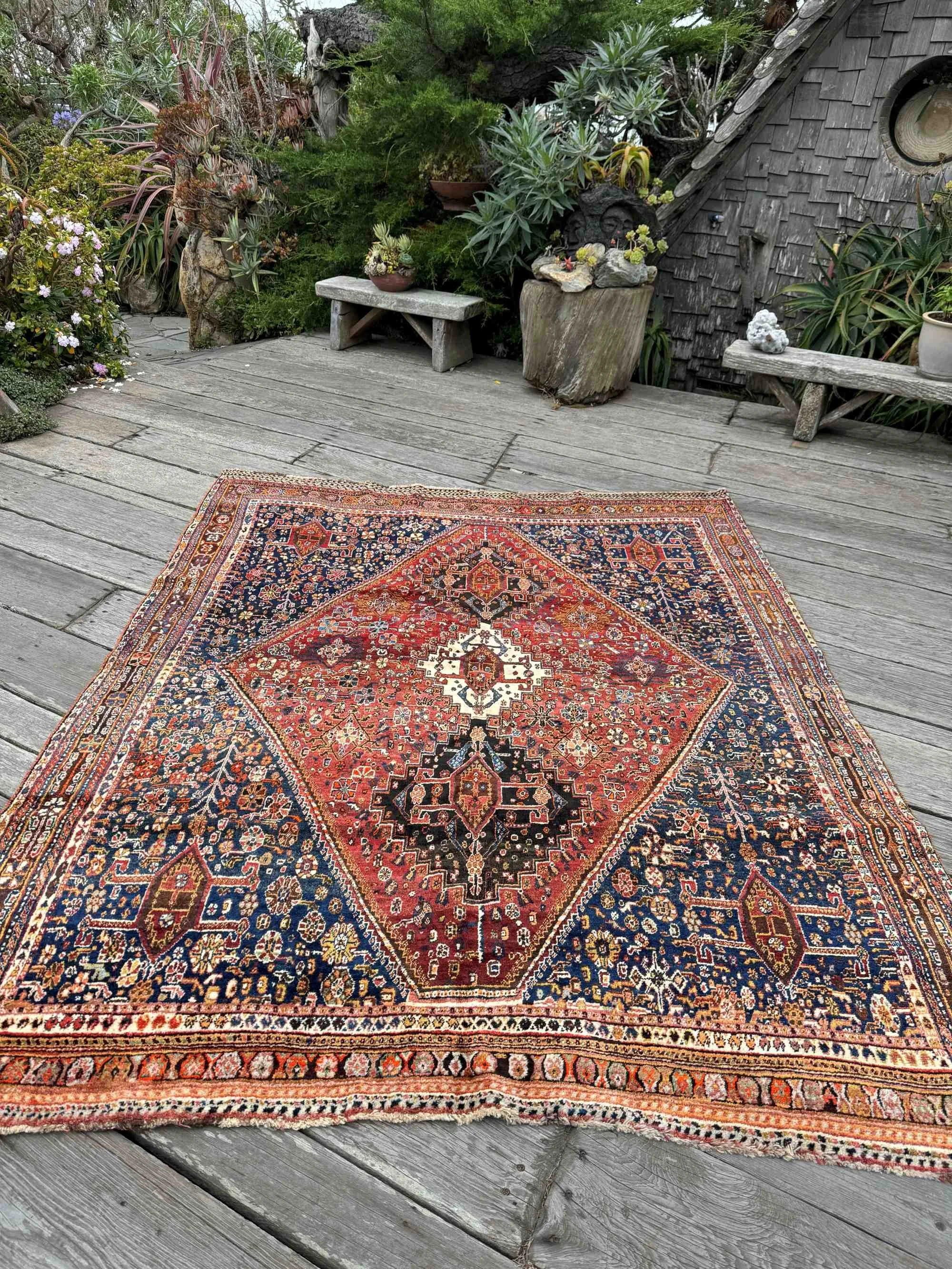 Steelman Rugs — Vintage Shiraz Qashqai Rug 7