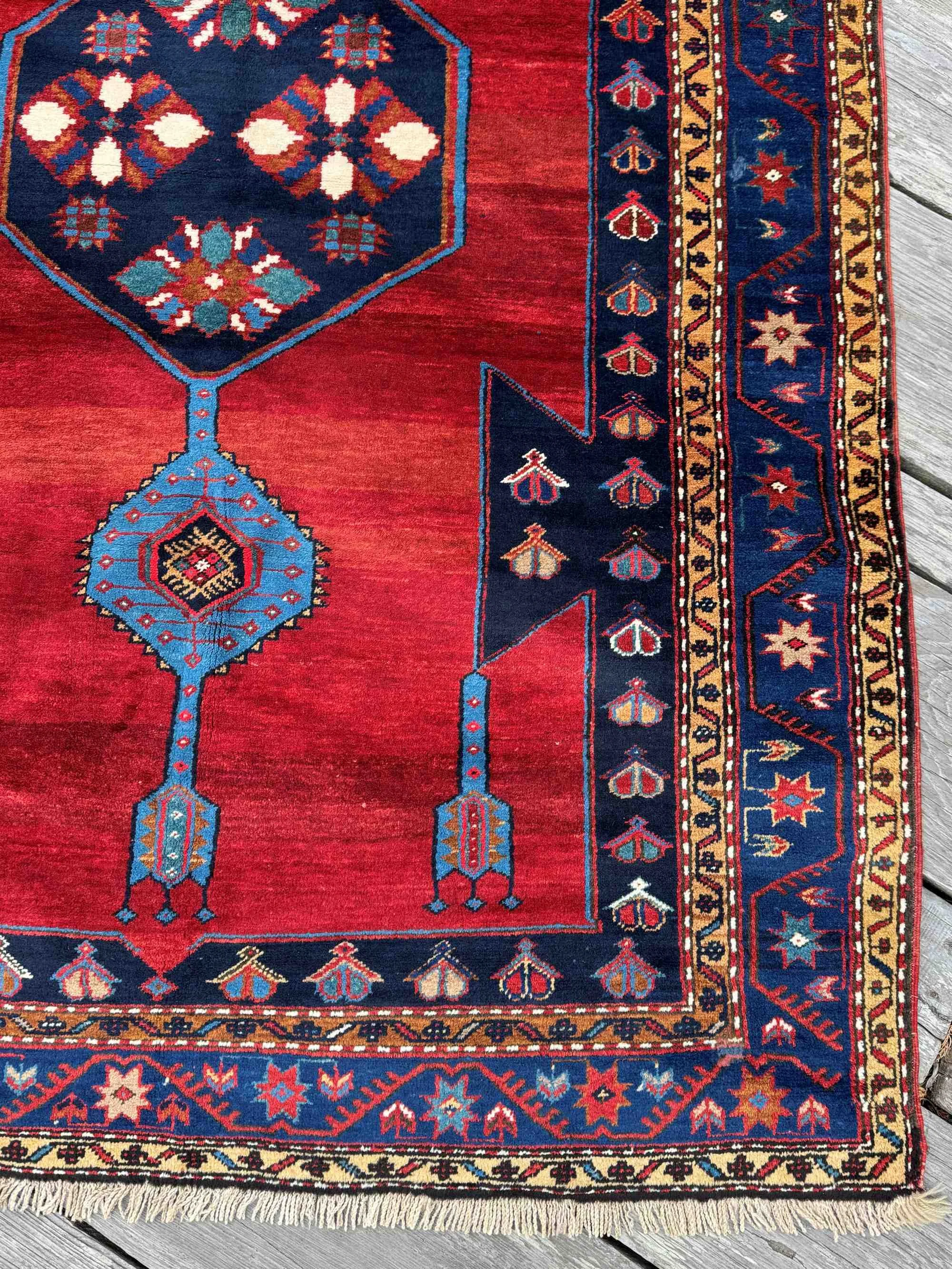 vintage area rugs geometric