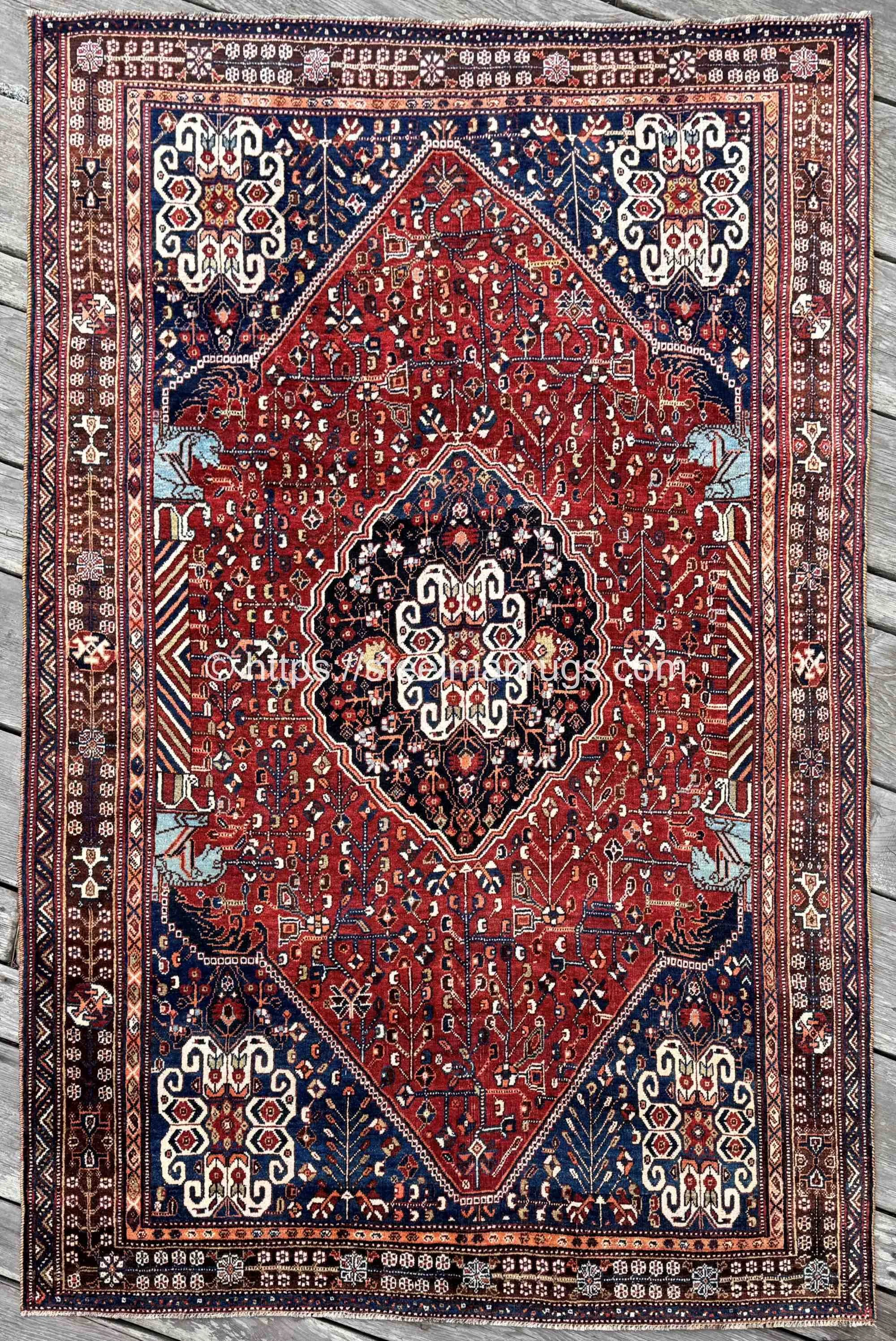 Vintage Qashqai rug