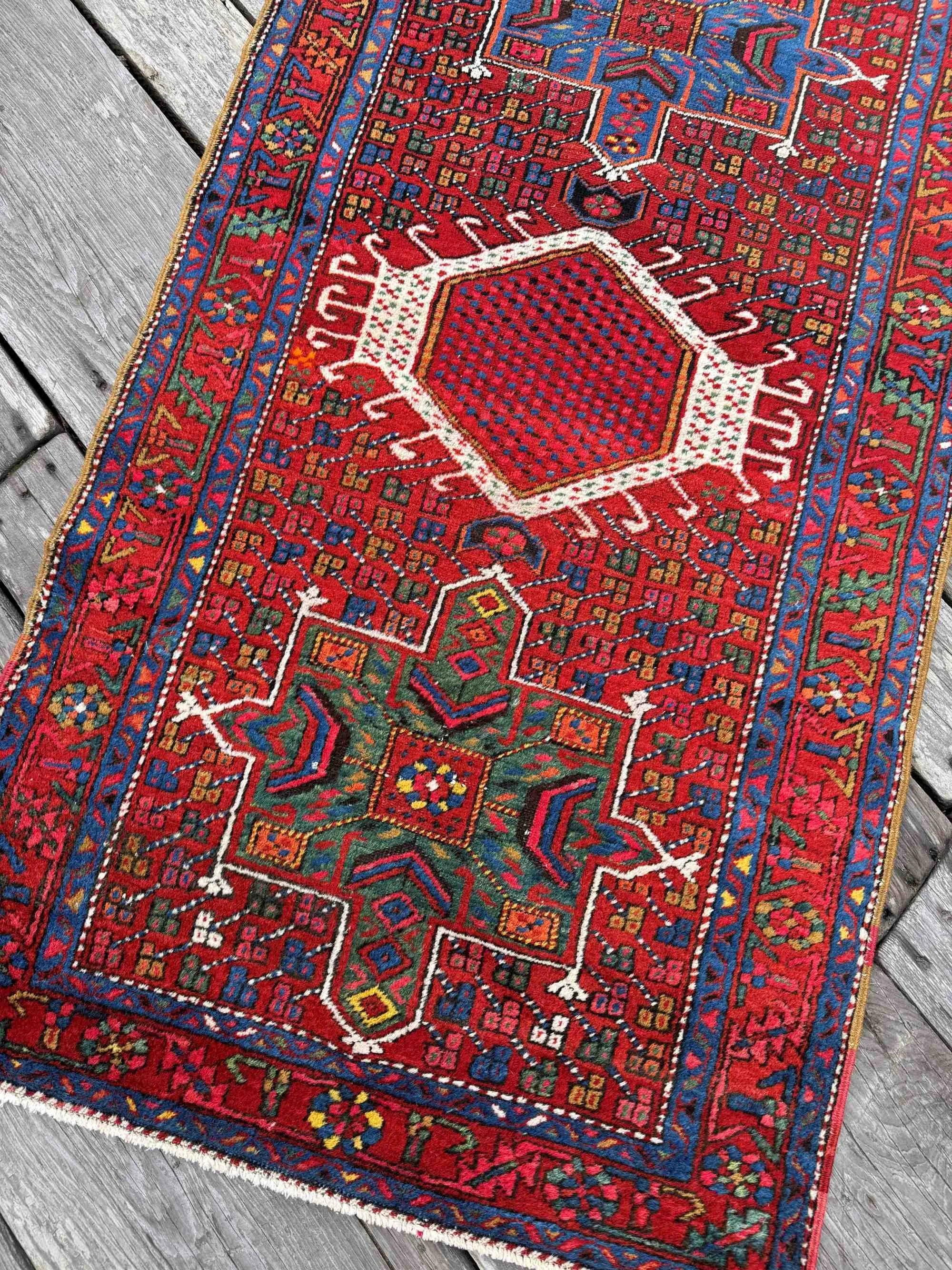 colorful vintage rugs