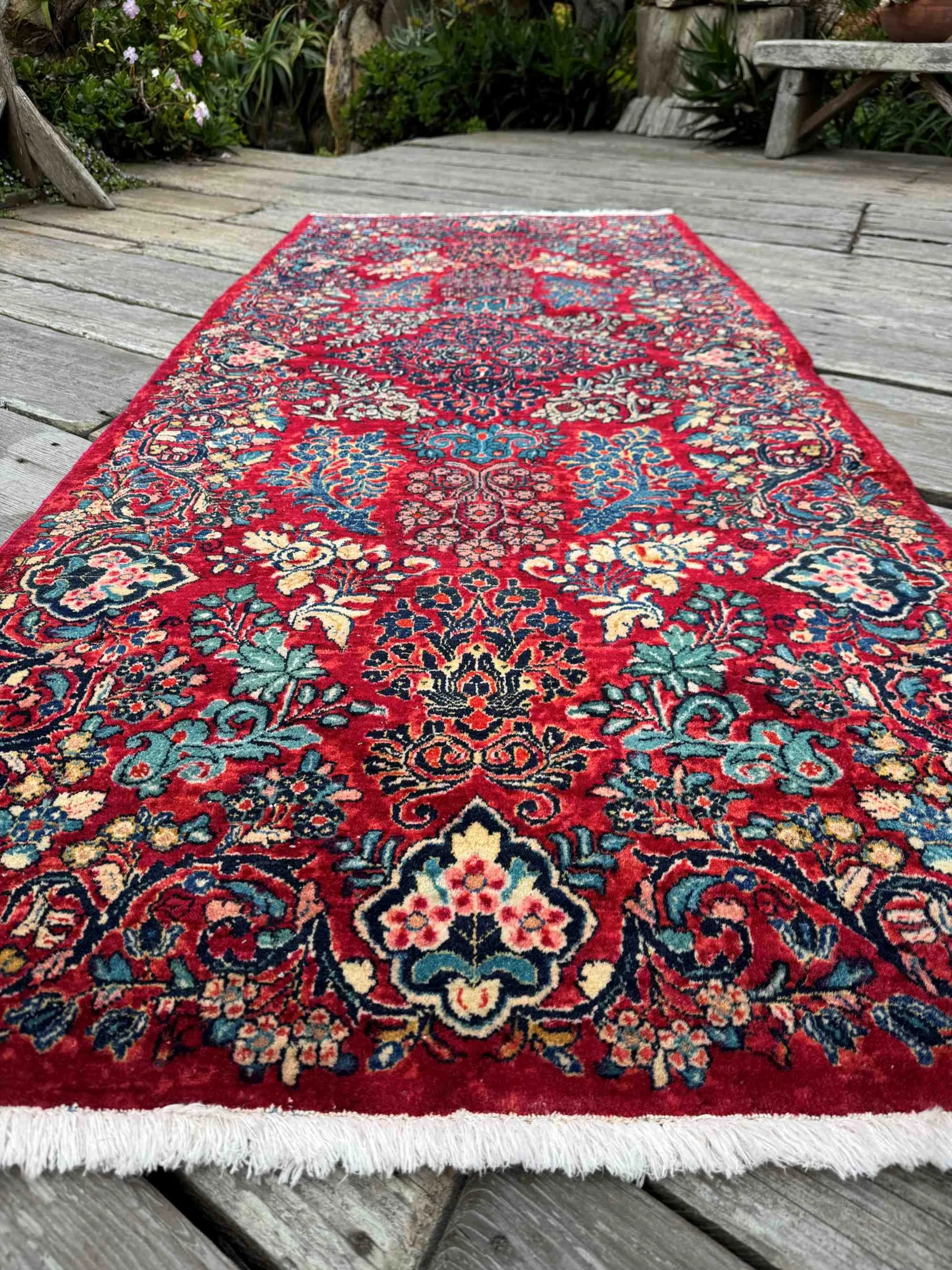 vintage floral rugs