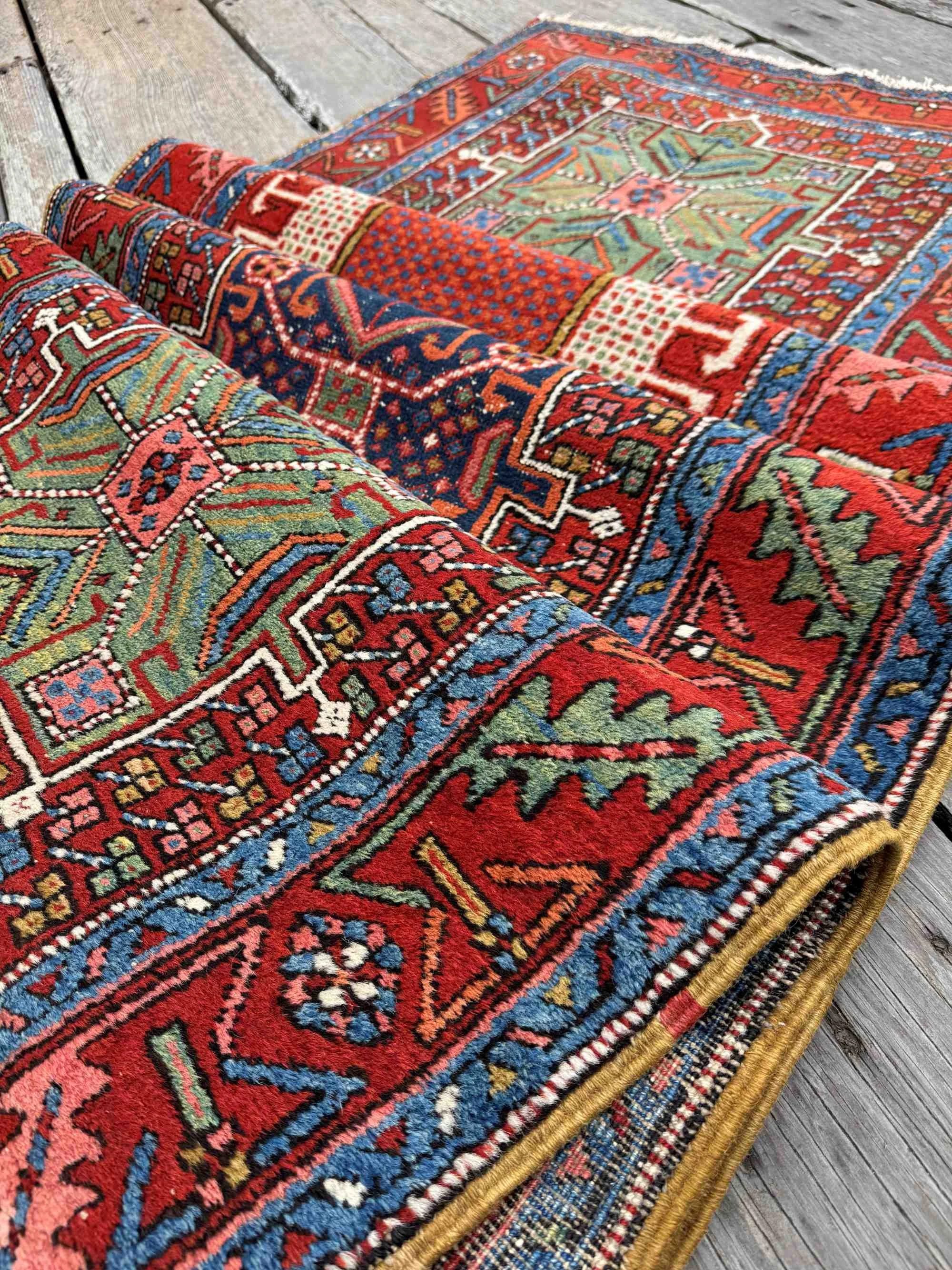 colorful vintage rugs
