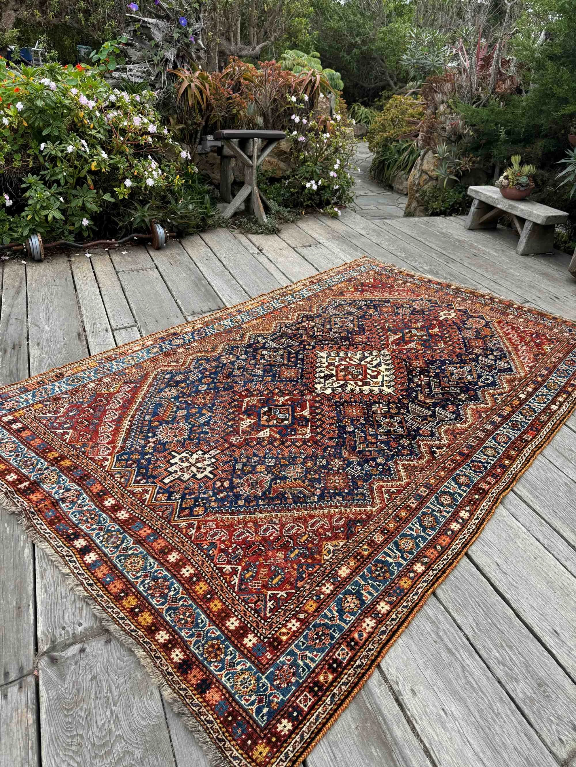 Steelman Rugs — Antique SW Persian Shiraz Qashqai Rug 6