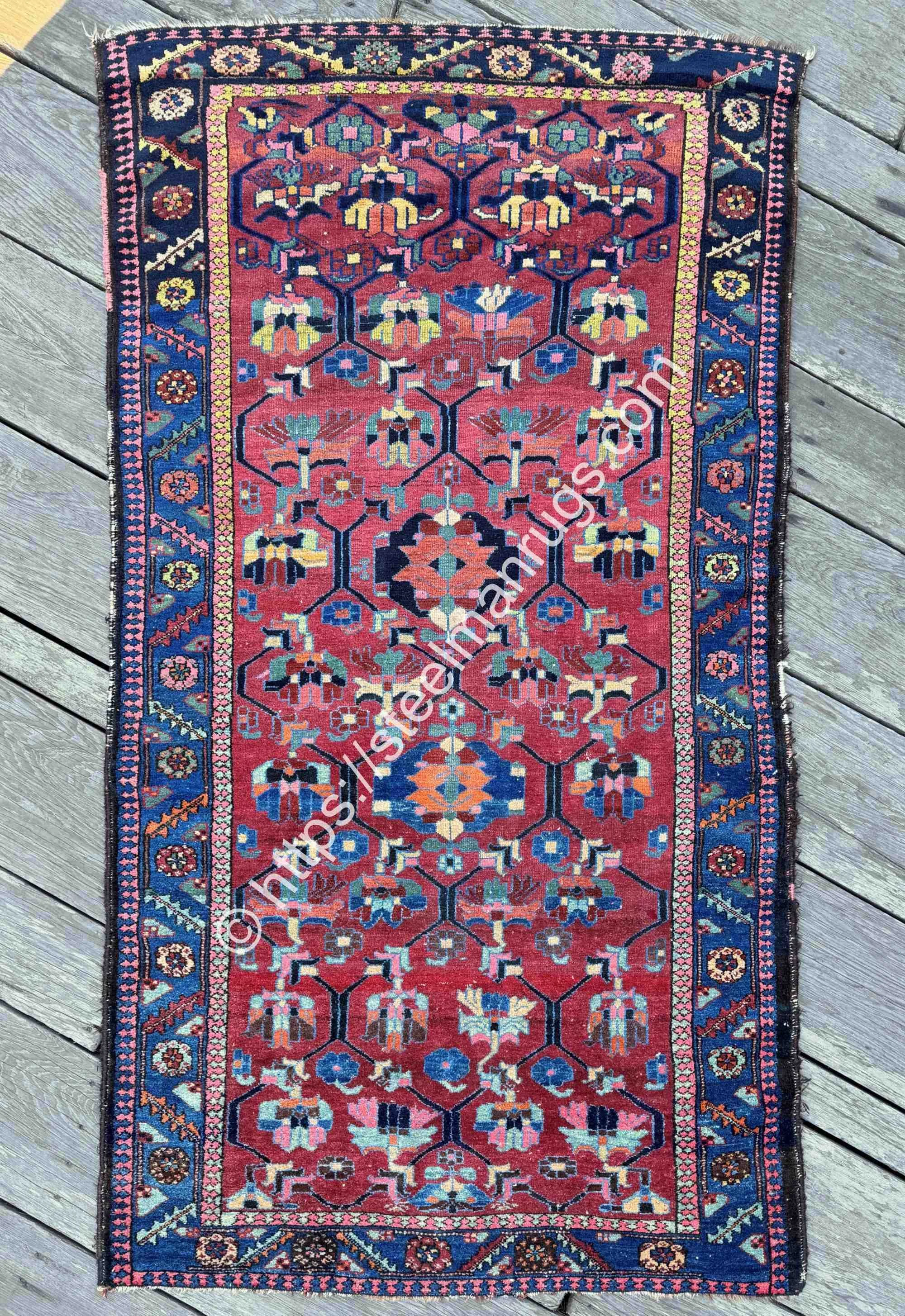 antique Bakhtiari tribal rugs