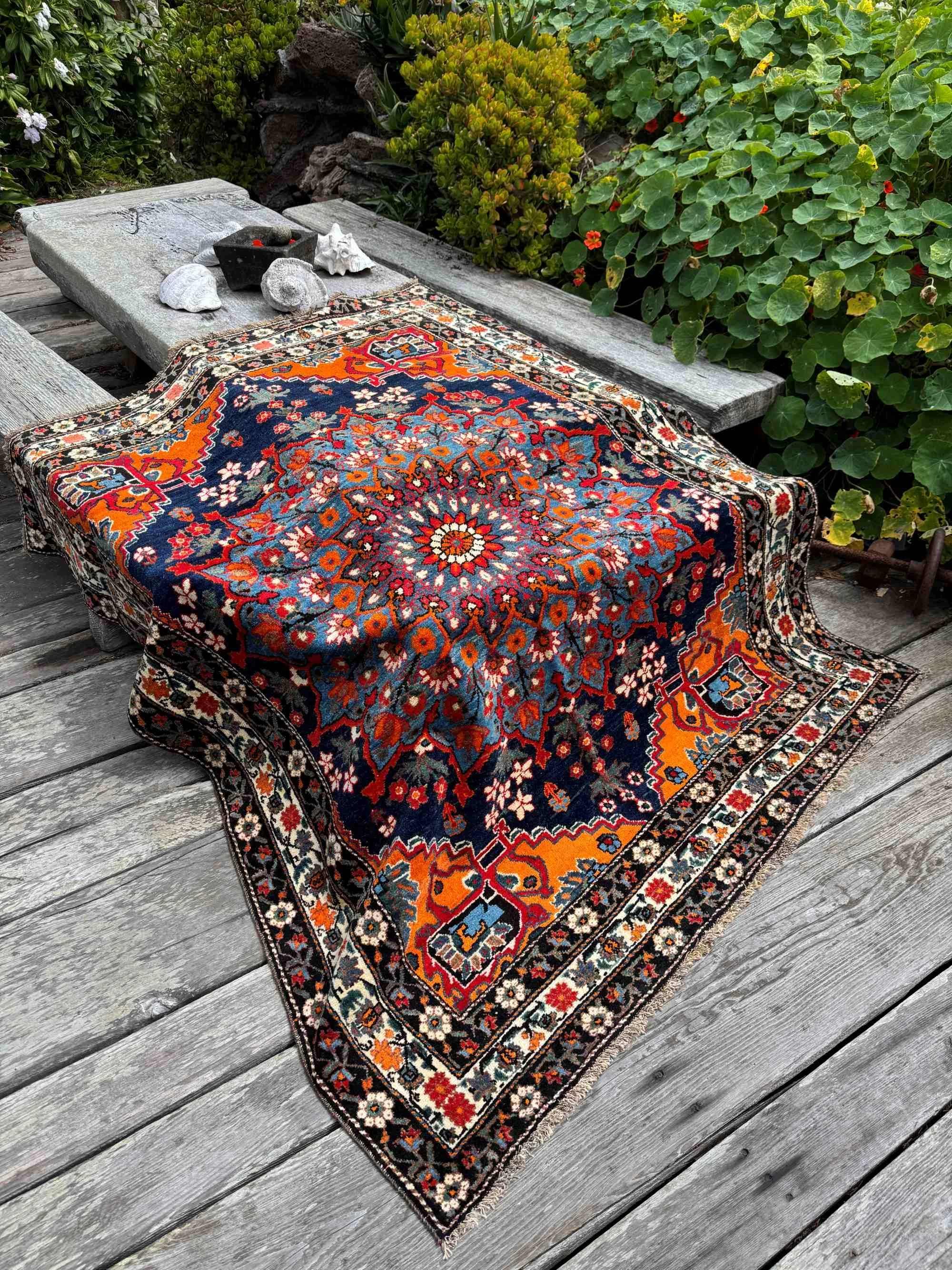 colorful vintage rugs