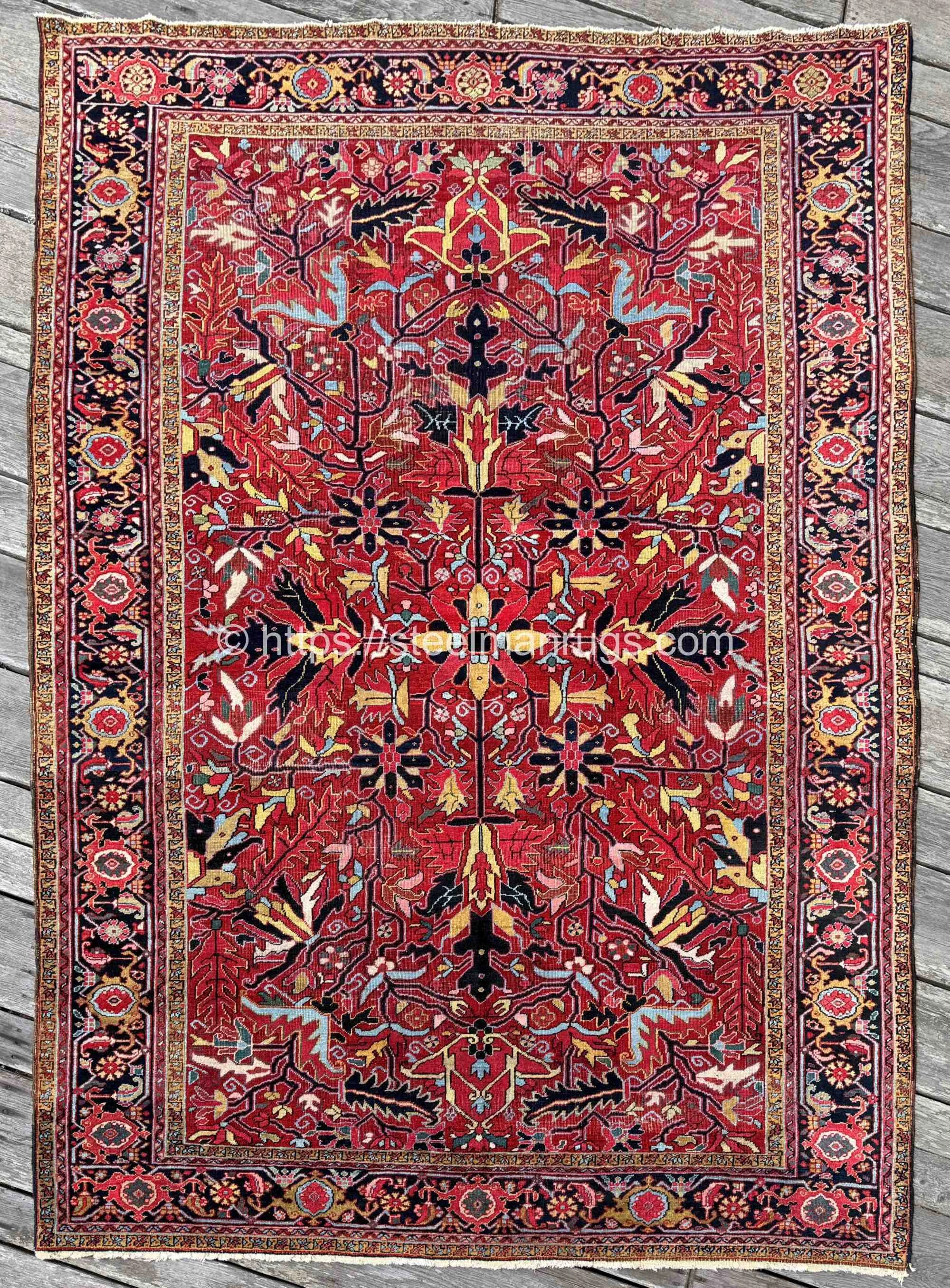 antique Heriz rugs for sale