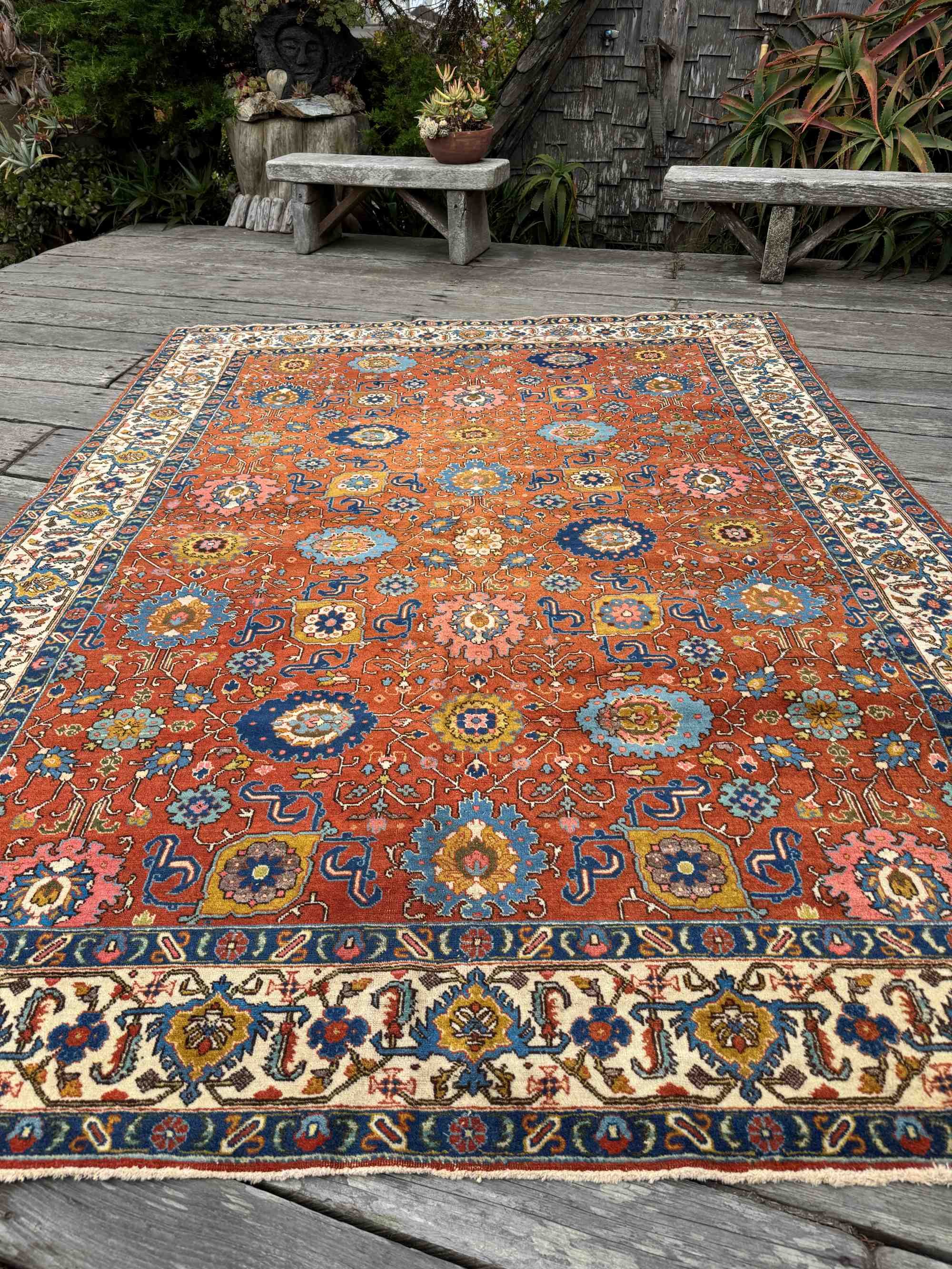 medium room size vintage rugs