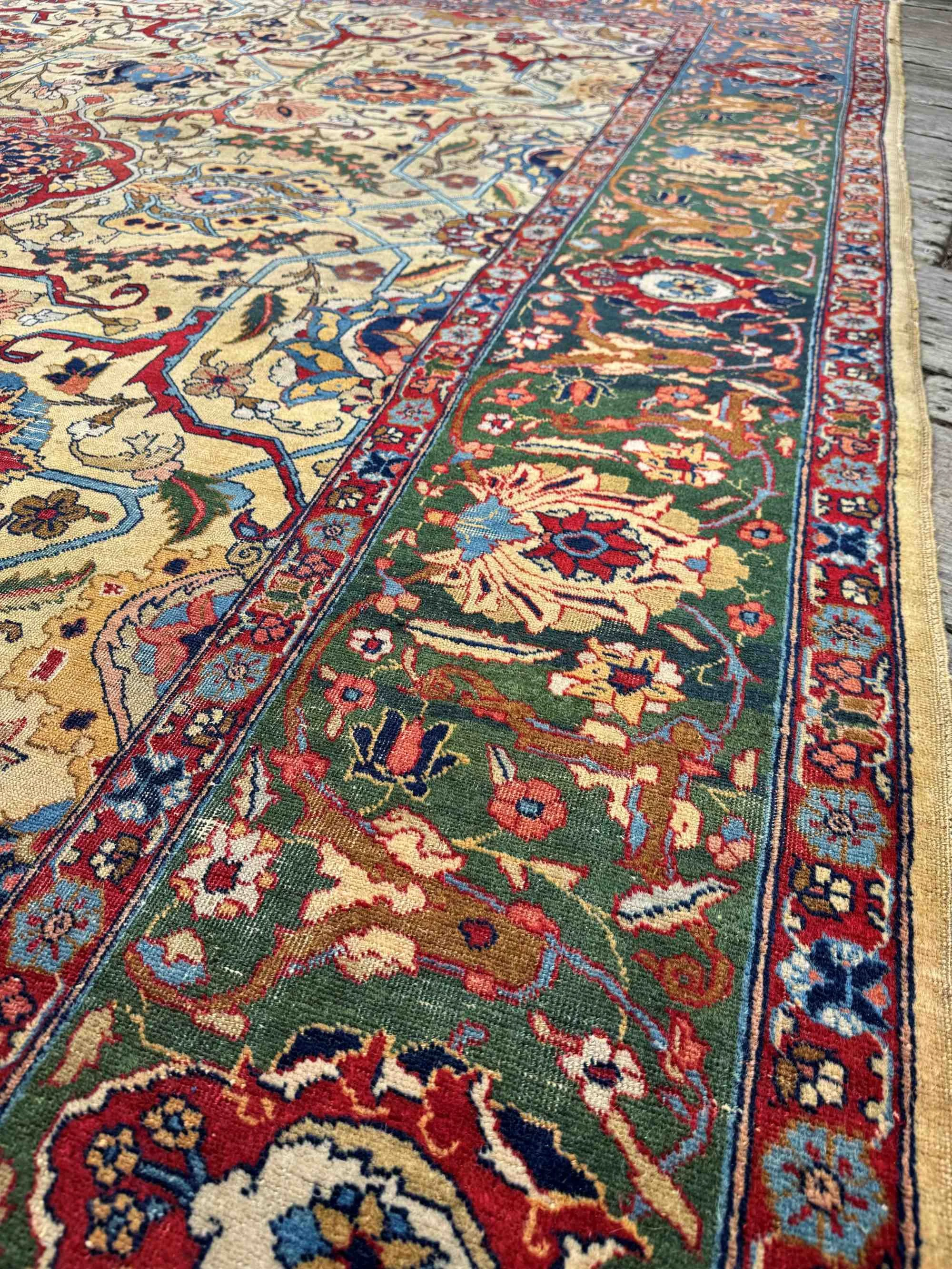 colorful hand knotted rugs