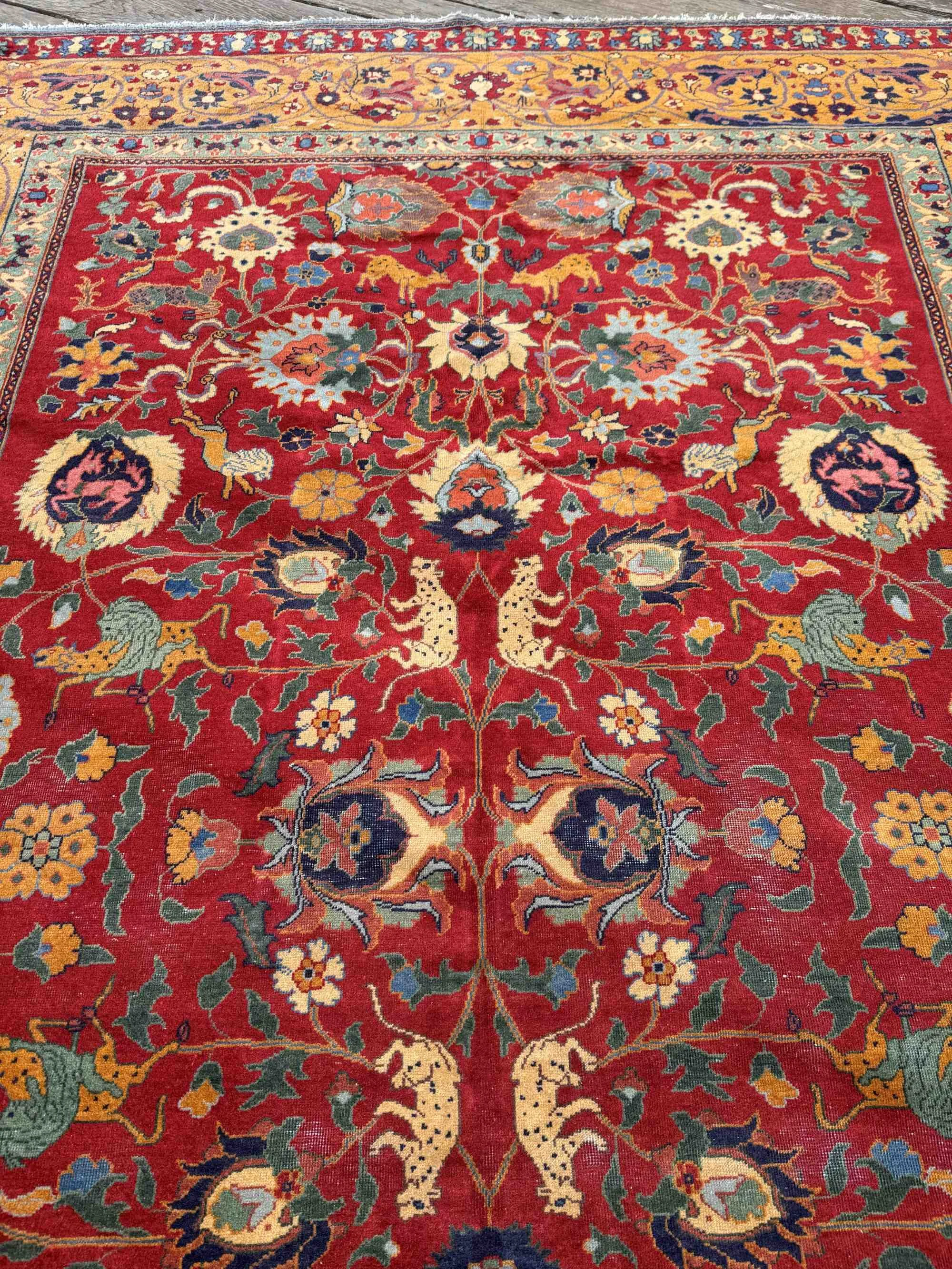 persian hunting rugs
