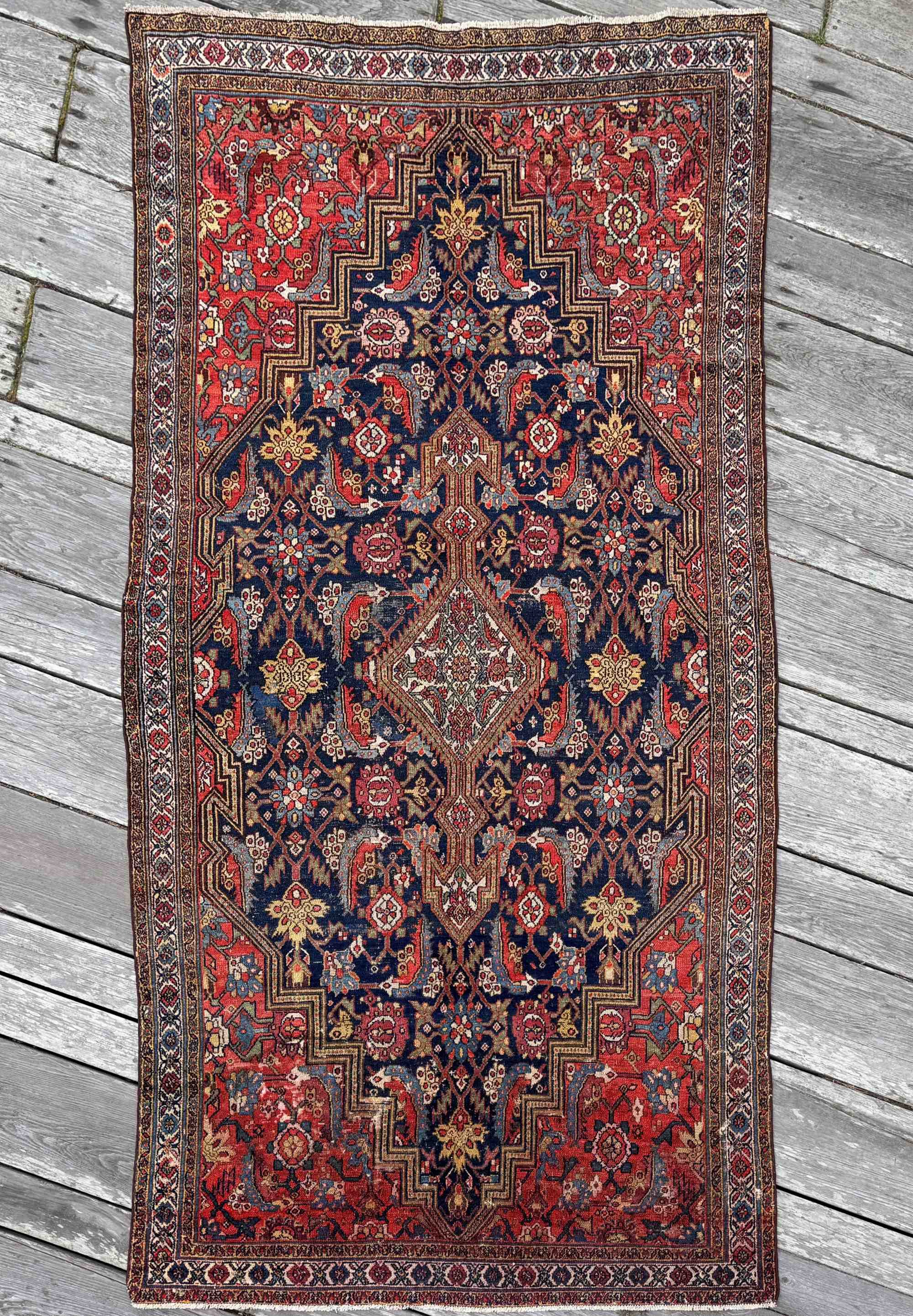 antique Hamadan Bibikabad rugs
