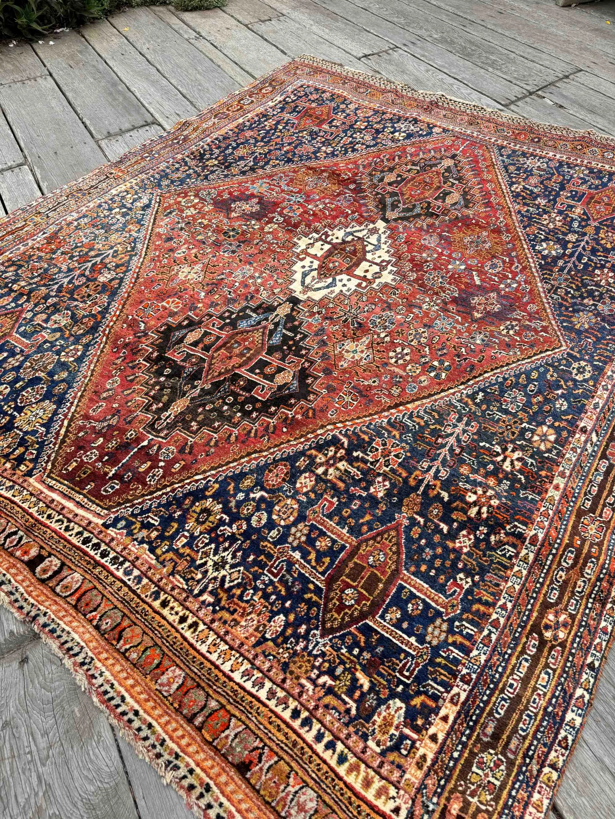 Steelman Rugs — Vintage Shiraz Qashqai Rug 7