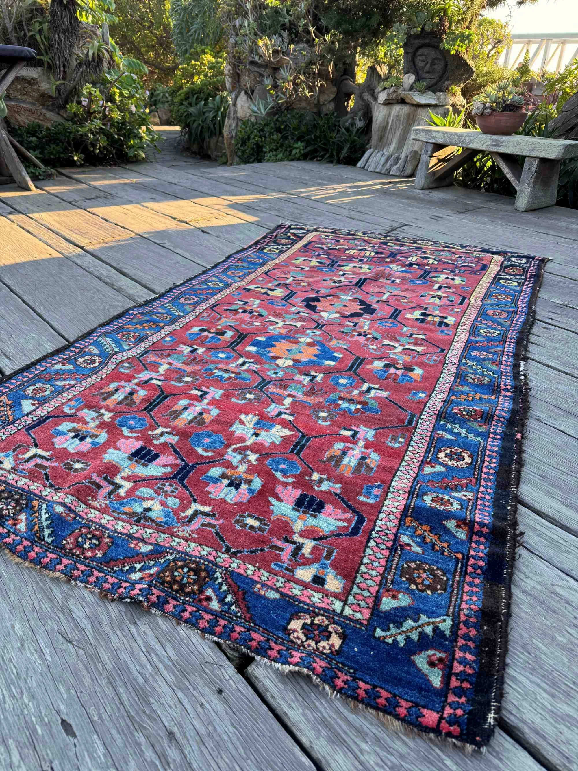 antique Bakhtiari tribal rugs