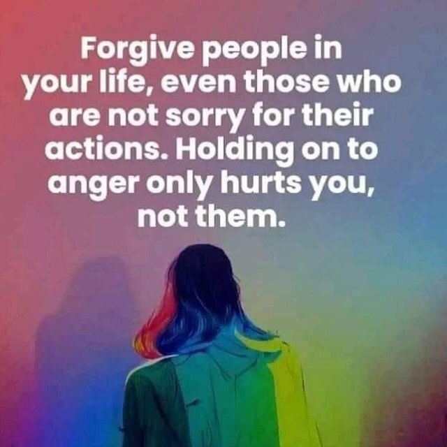 Forgiveness is such an interesting thing. I have learned over the years that it&rsquo;s more for me than the other person. By staying in the awareness of forgiveness, you disconnect the energy between the two of you. Suppressed energy here shows up i