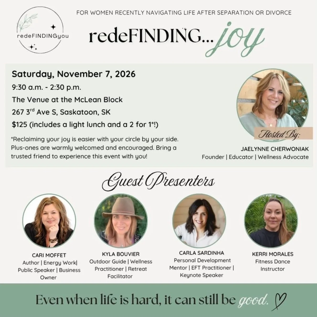 What a beautiful gathering happening soon. I wish I had this type of support when I was divorcing. It&rsquo;s a very lonely journey! Come on out and meet some women who can support you. #saskatoon #divorcesupport #saskatchewan #wellness