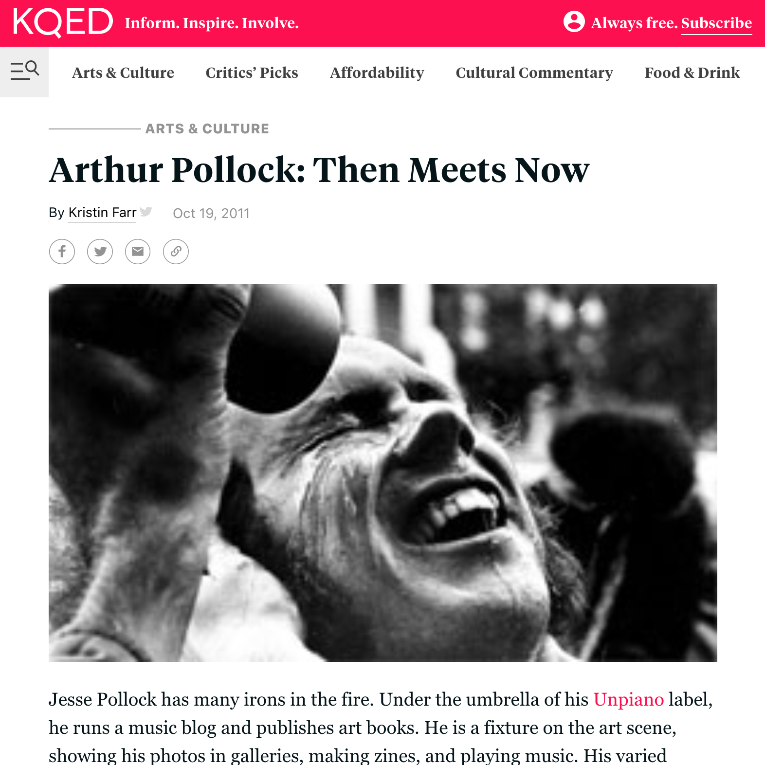 KQED // Then Meets Now