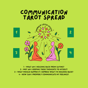 Tarot Spread for Communication — Emerald Lotus