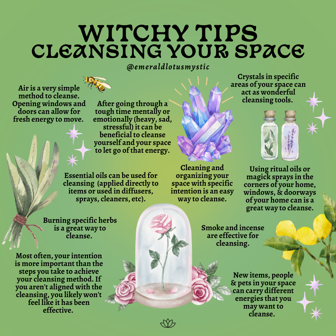 How Can I Cleanse My Space? Witch Tips, Rituals and Magick | Emerald ...