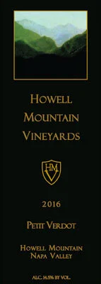 One-Puff awarded to our Howell Mountain Vineyards 2016 Petit Verdot