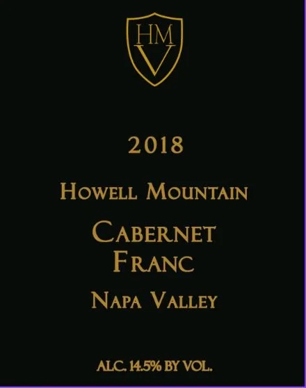 Cellar Selection &amp; 95 Points awarded to our 2018 Cabernet Franc