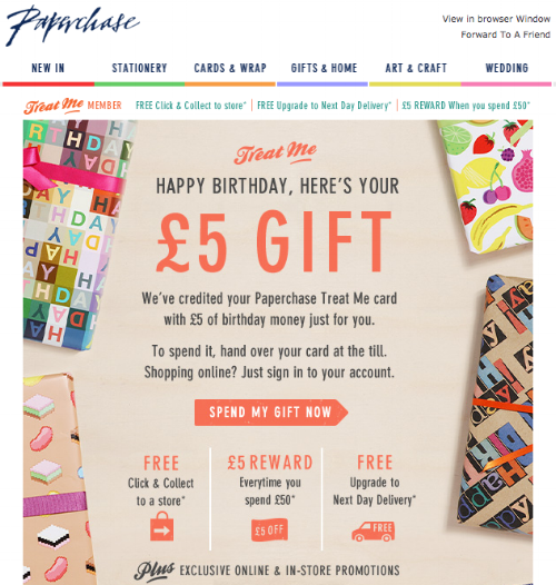 Free gifts, discount vouchers or even just a meaningful message will show you care about your customers.