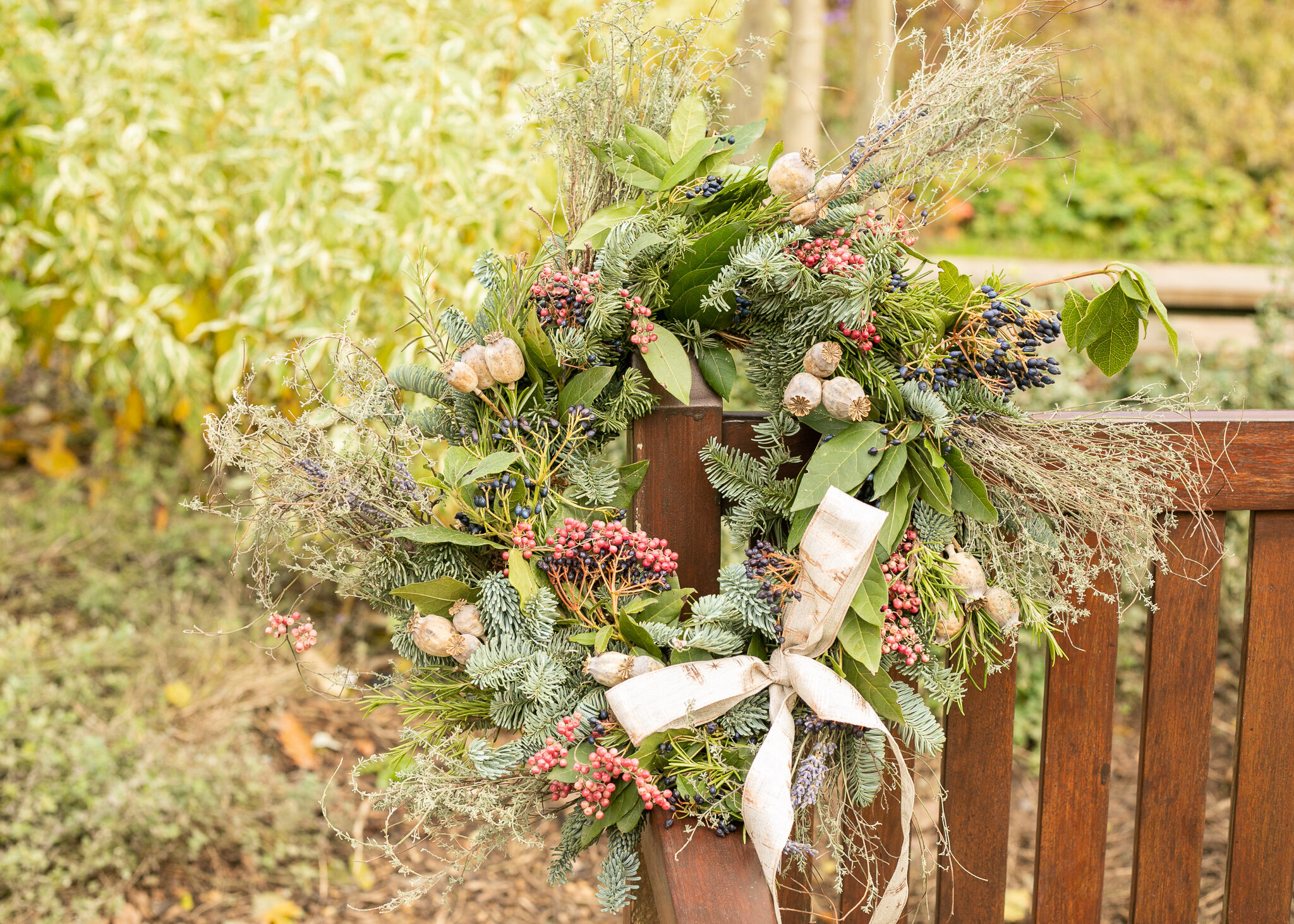 “The Wilder Christmas Wreath” from Clementine Moon.Photo by Claire Victoria Photography