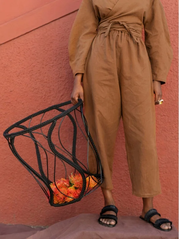 Above: Fashion designer and artist Selly Raby Kane based her basket design on hair-braid styles|Source: IKEA