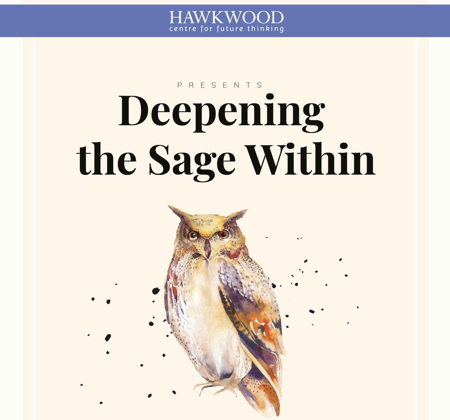 Deepening the Sage Within | UK Weekend Workshop