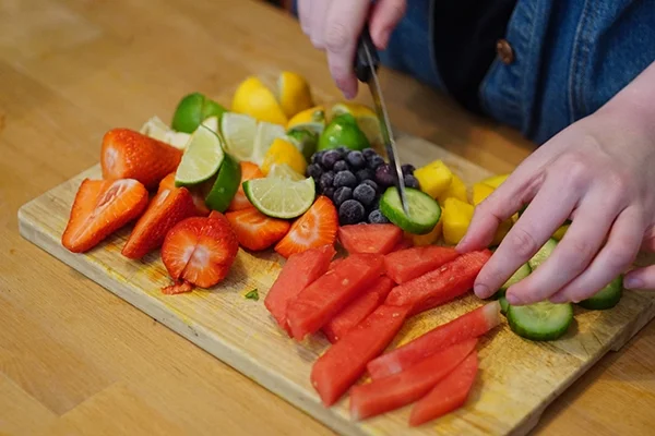 fruit infused water bottle