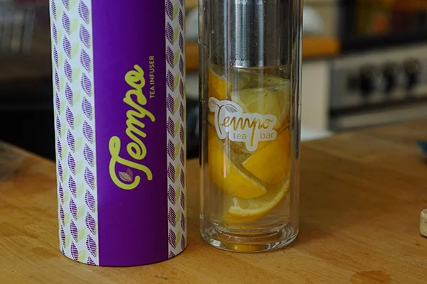 fruit infused water bottle