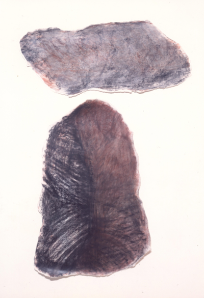  Pastel and charcoal on paper, 173 x 109 cm 