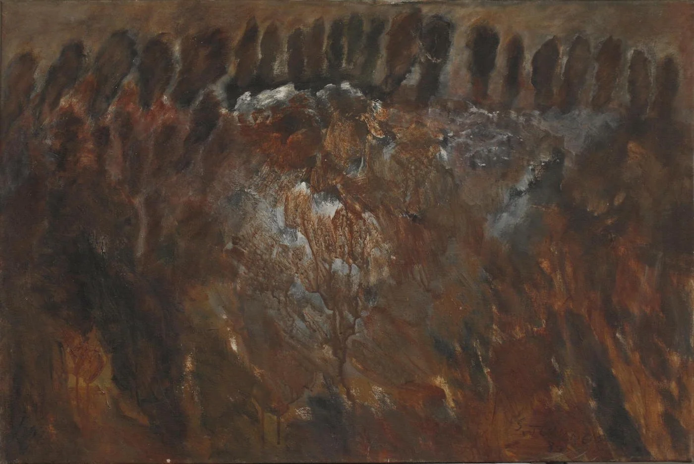  Landscape, Acrylic on canvas, 61 x 92 cm 