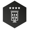 Minimum 4 star hotels INCLUDING BREAKFAST