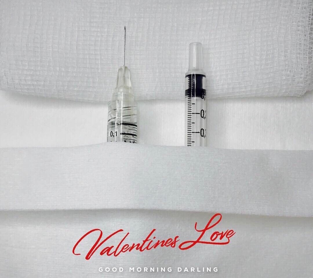 Good morning Darling!

Happy V day to you all! 💉&hearts;️
.
#drk #valentines #botox #filler #perfectcouple