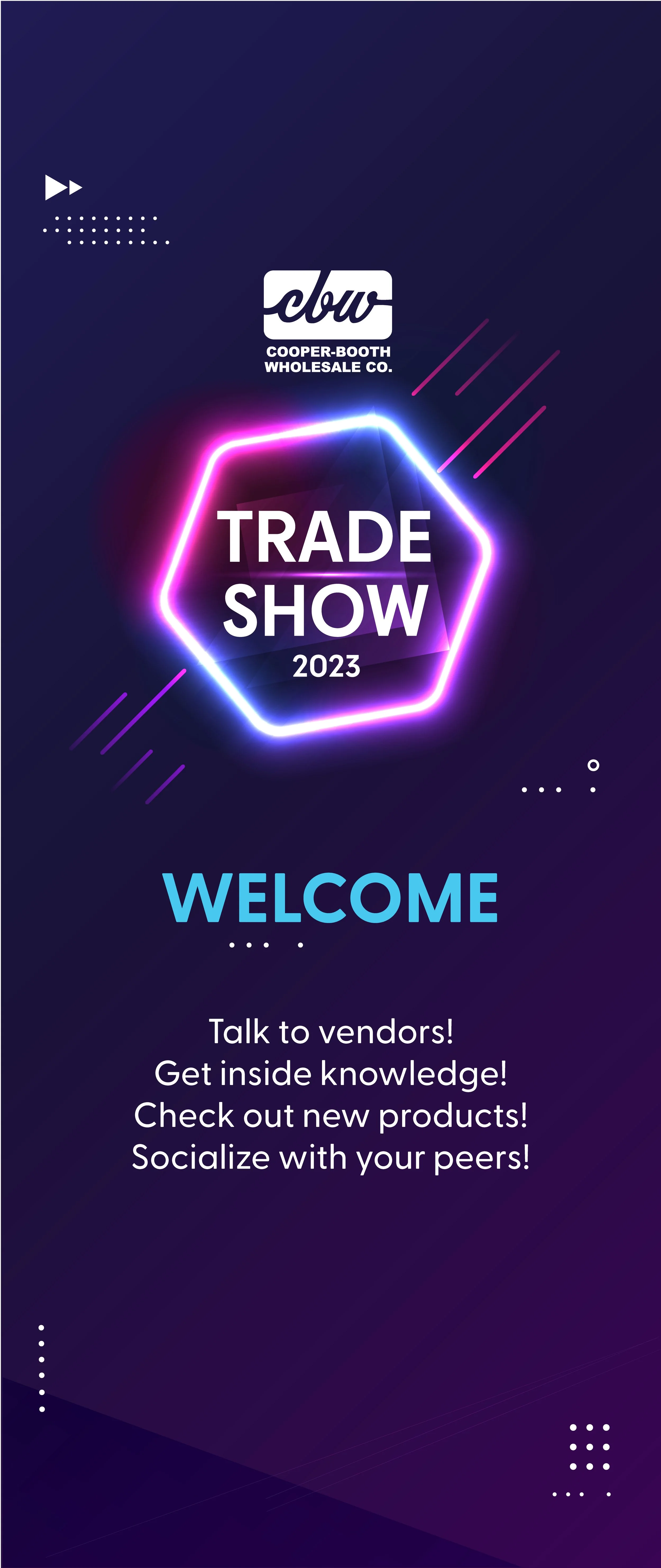 Welcome Pop-Up Banner