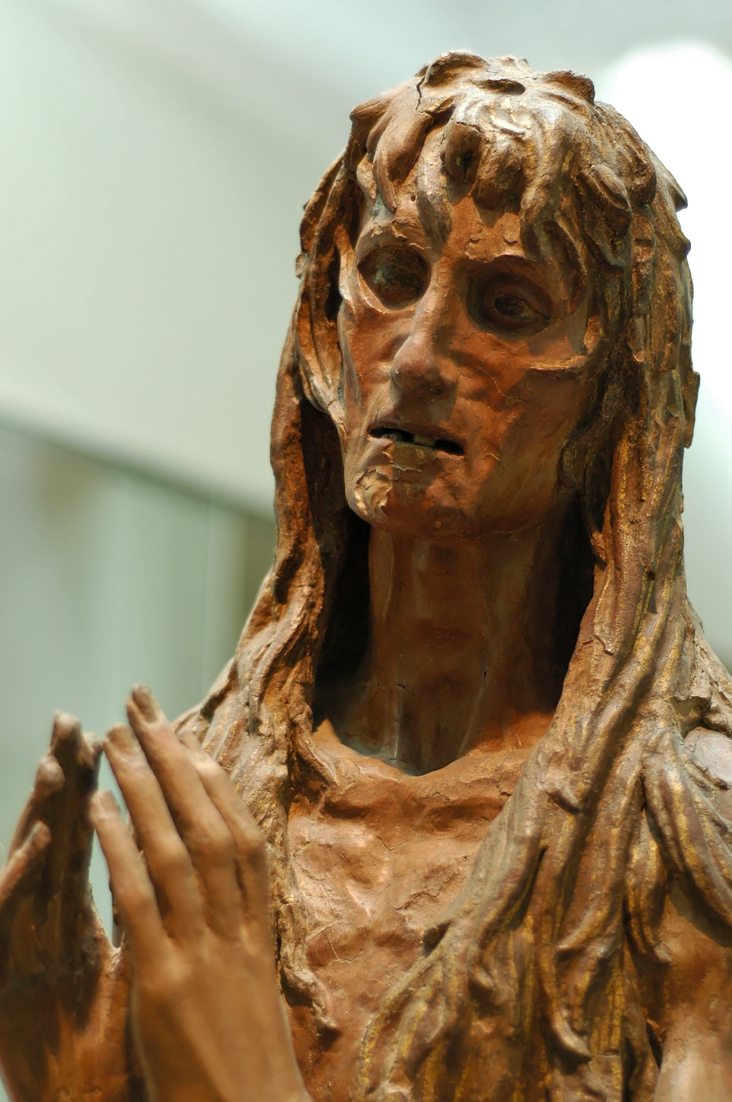 Mary Magdalene, by Donatello (Italian, 1386–1466) (Jastrow, own picture) [Public domain], via Wikimedia Commons