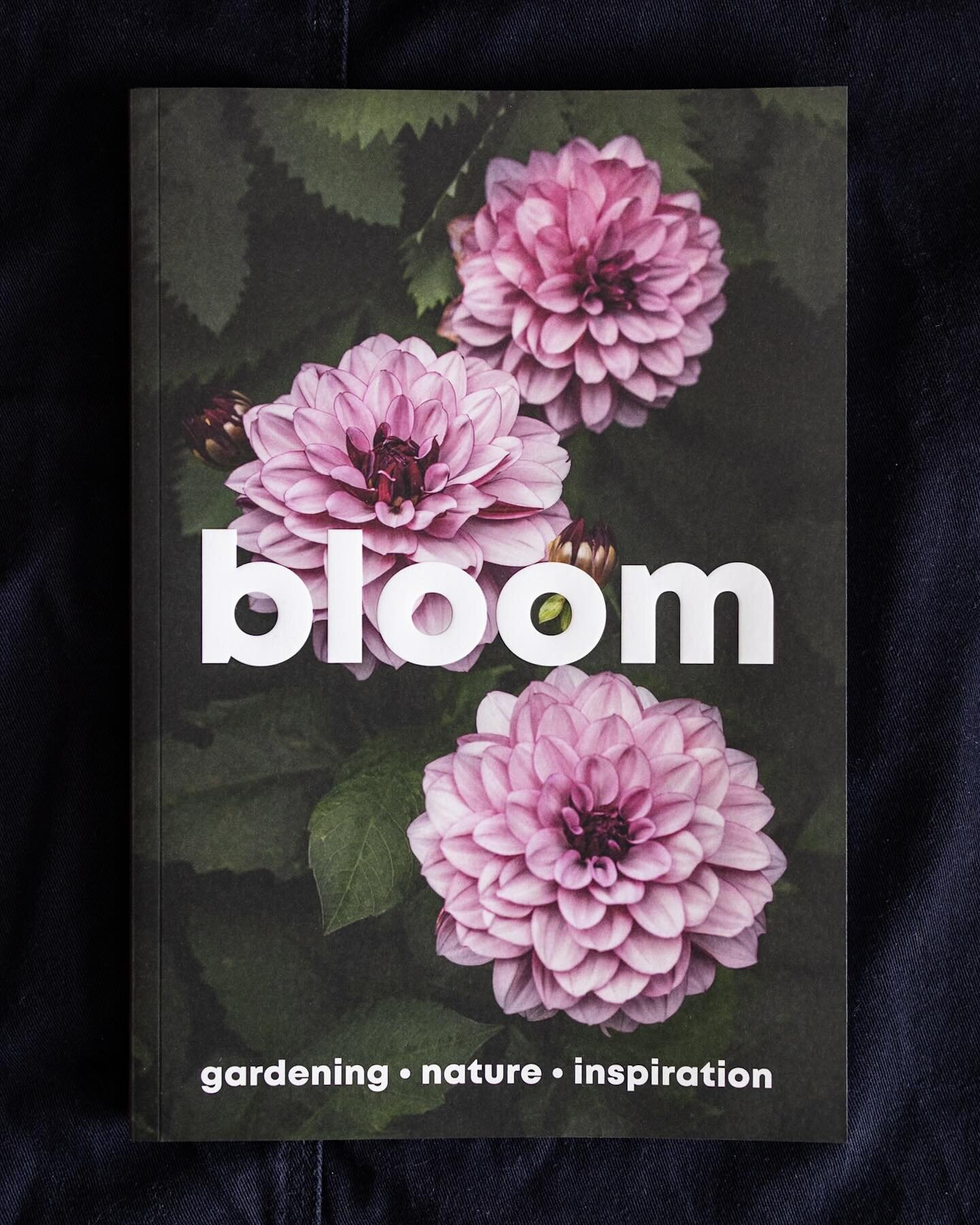 Always an honour to have any involvement with the excellent @bloom_the_magazine &mdash; this cover shot on the latest issue is of Dahlia &lsquo;Cr&egrave;me de Cassis&rsquo;, expertly grown by @harrietrycroft (plus a nice view of Harriet&rsquo;s gard