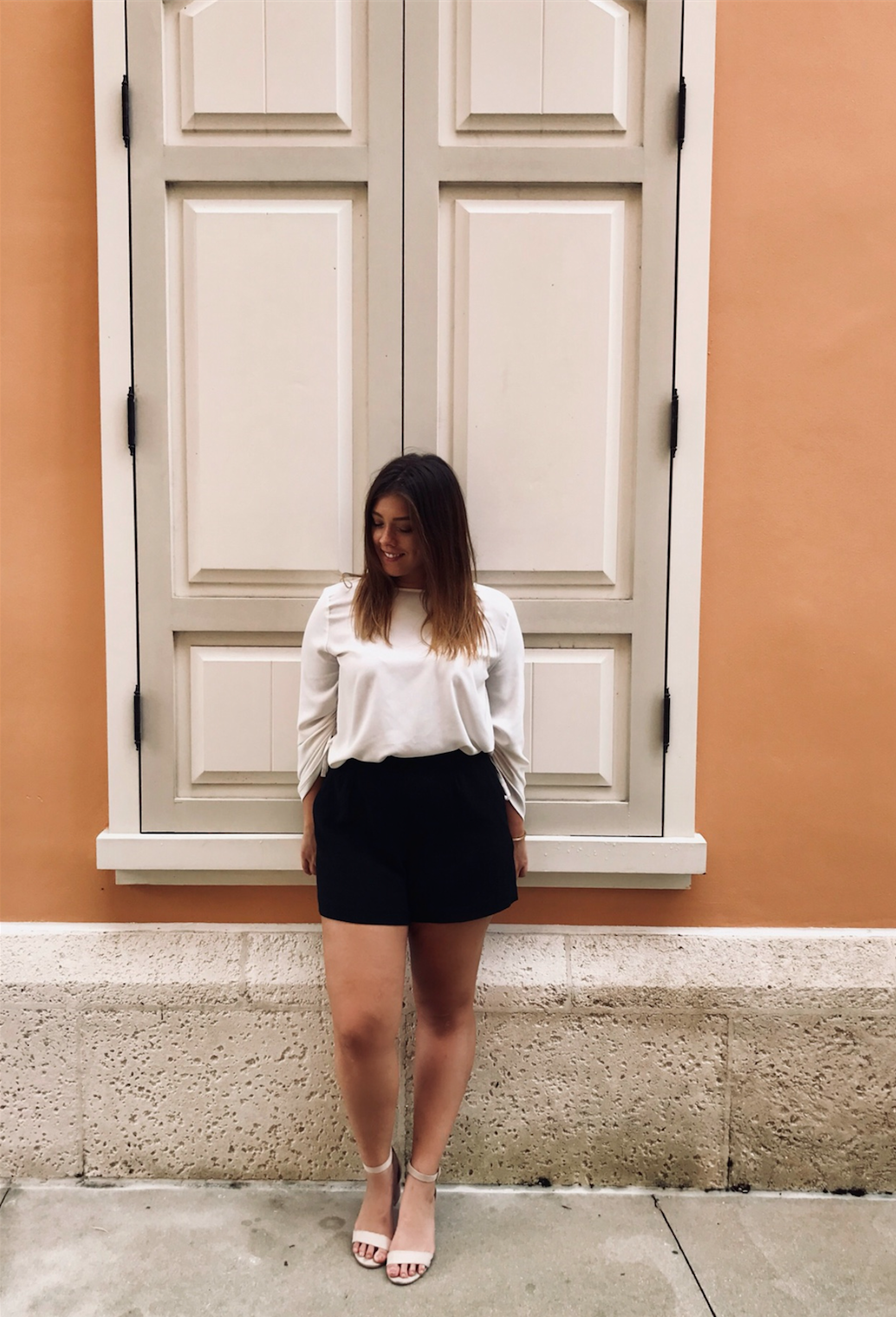 High Waisted Black Shorts