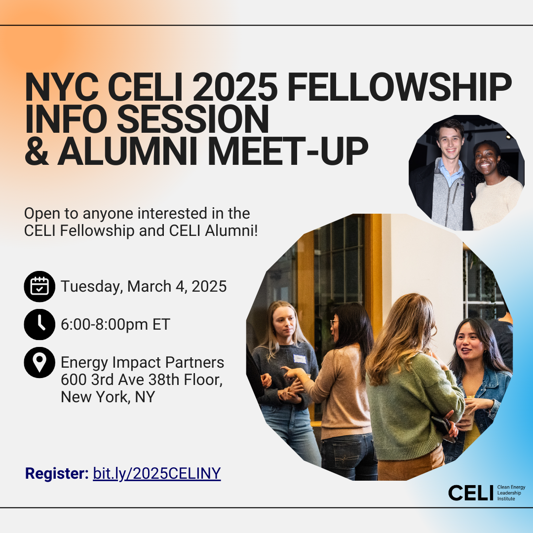 NYC CELI 2025 Fellowship Info Session &amp; Alumni Meet-Up